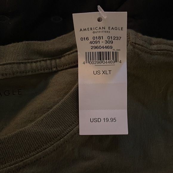 American Eagle graphic tee - green - size XLT - Picture 2 of 2